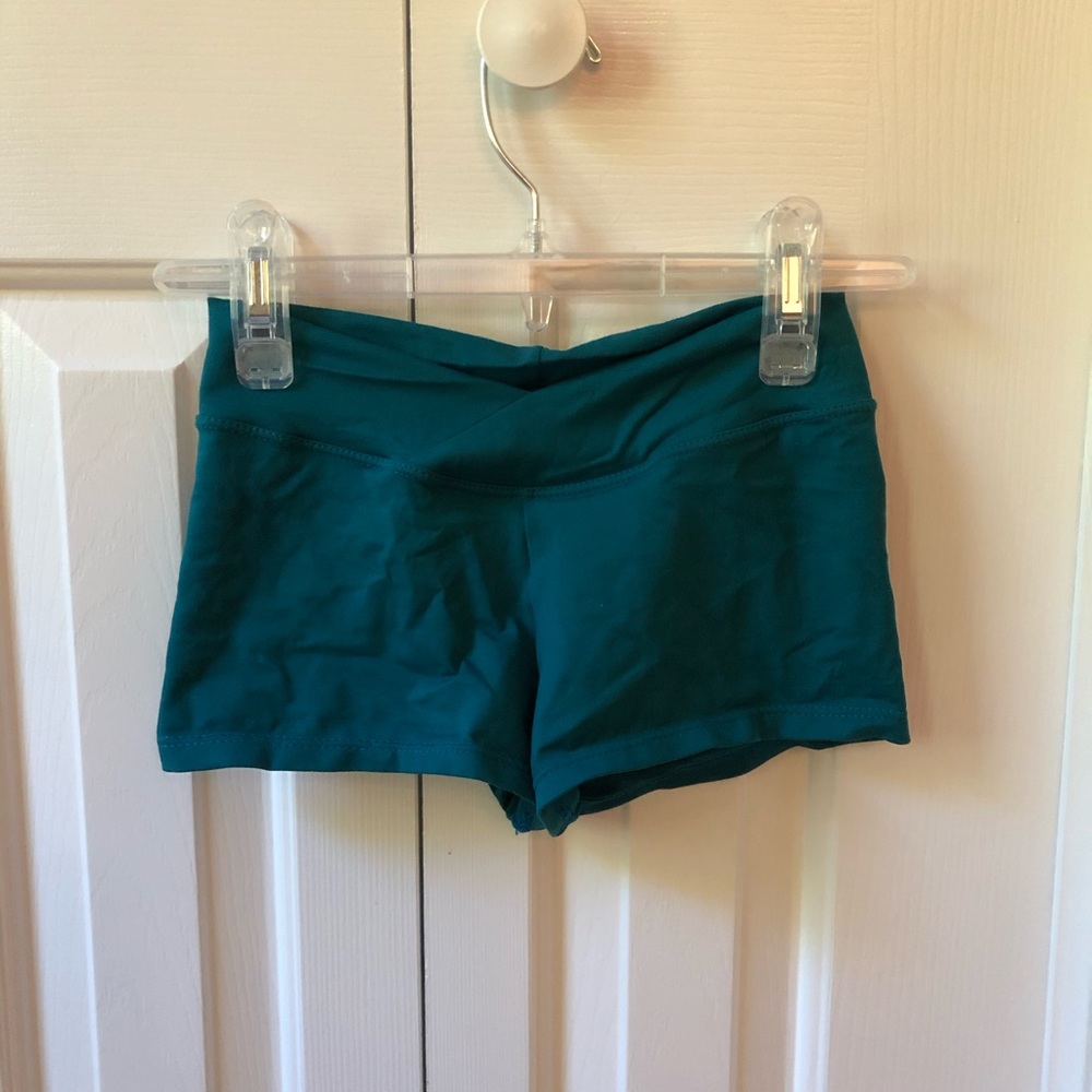 So Danca Teal Dance Shorts-size PA